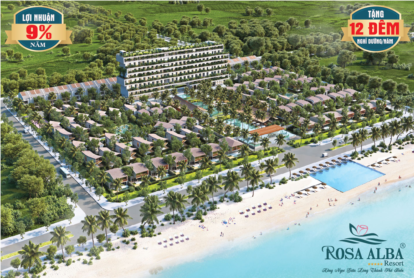 Rosa alba biệt thự biển đầu tiên được cấp phép xây dựng tại Phú Yên