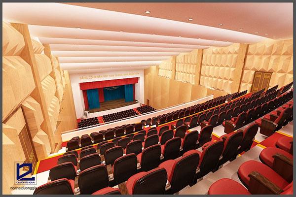 Hội trường 400 chỗ ngồi nên thiết kế theo hướng nào sẽ lý tưởng?