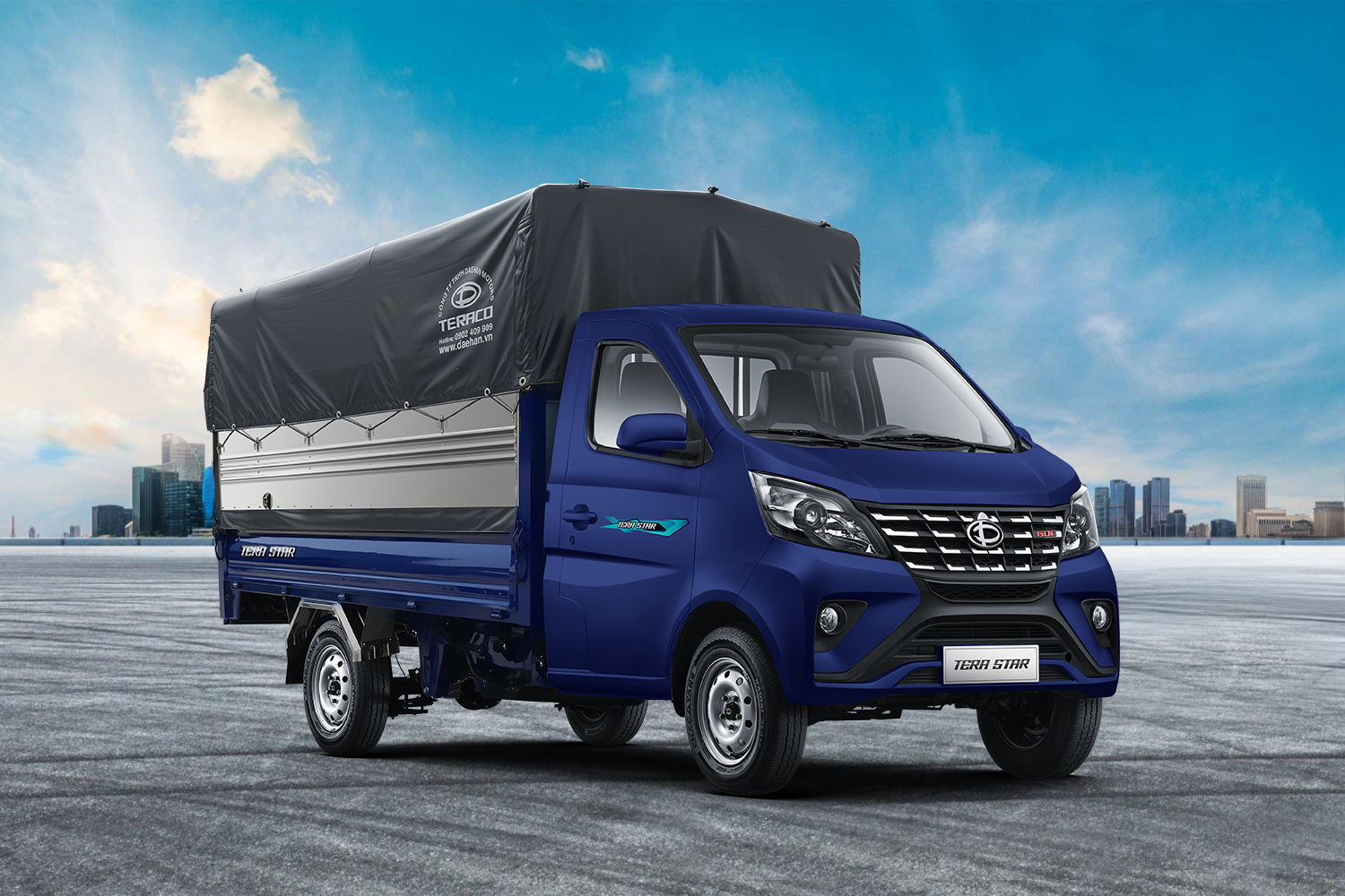Tera V8 Thùng Mui Bạt: Linh Hoạt Chở Đa Dạng Hàng Hóa